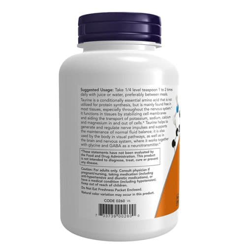 پودر پیور تائورین ناو Now Taurine Pure Powder — تصویر ۲