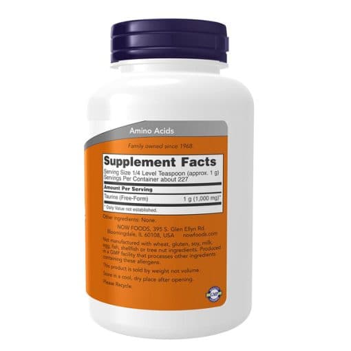 پودر پیور تائورین ناو Now Taurine Pure Powder — تصویر ۳