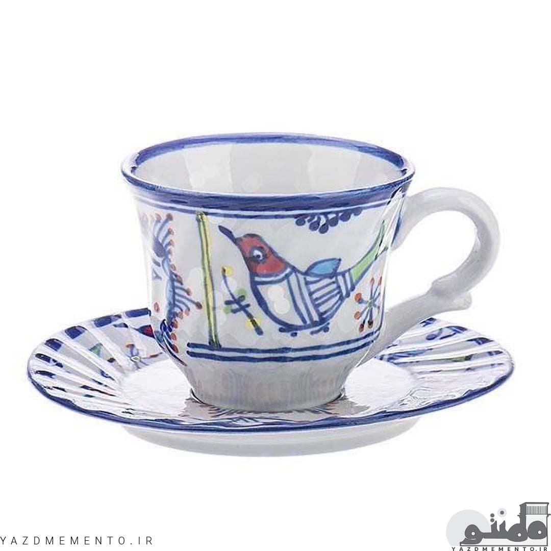 سرویس چای خوری 16 پارچه چینی مدل مرغ رنگی — تصویر ۴