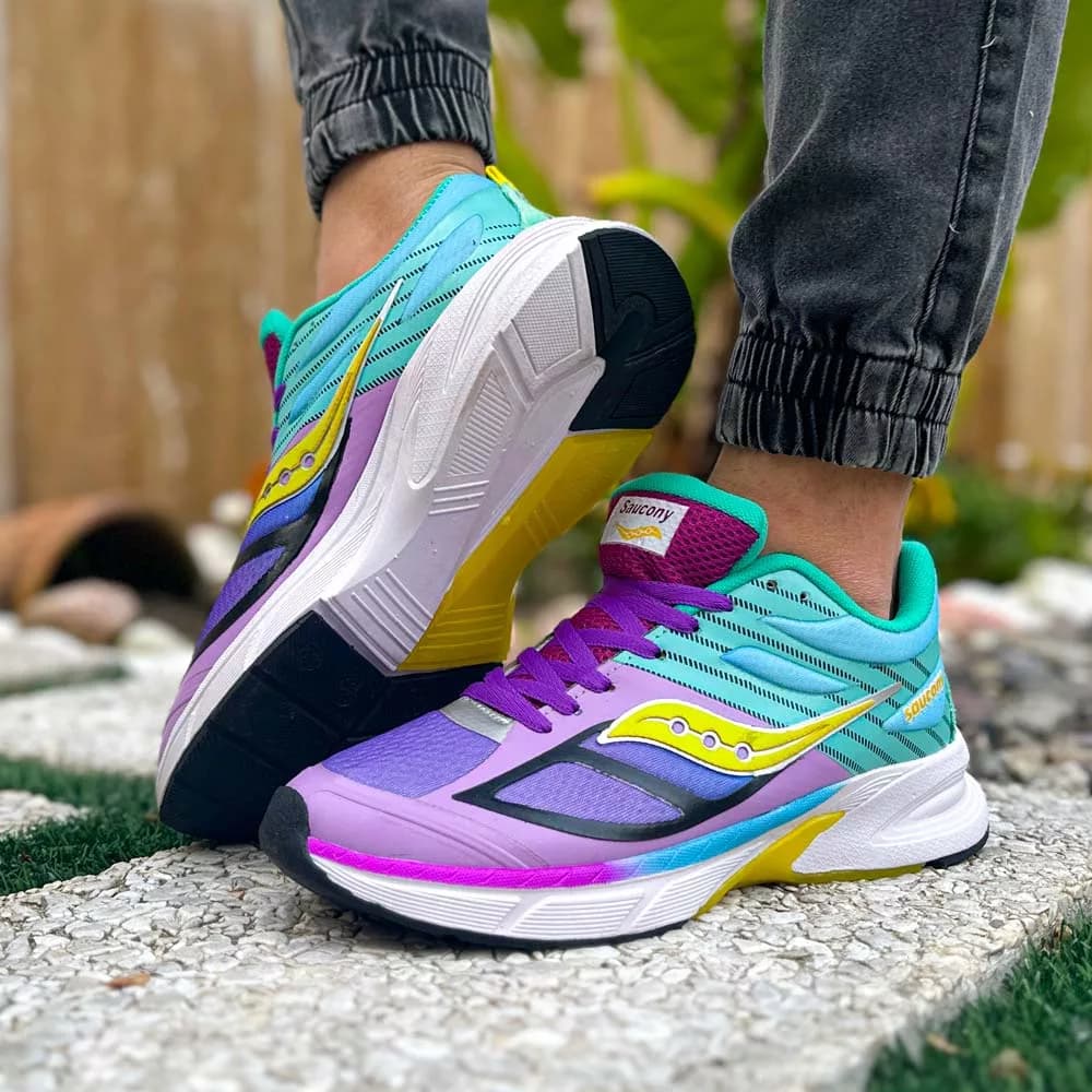 کتانی مردانه Saucony بنفش کد 25833 — تصویر ۵