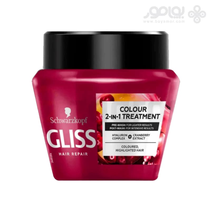 ماسک مو گلیس مدل Colour Perfector 2 IN 1 حجم 300 میل