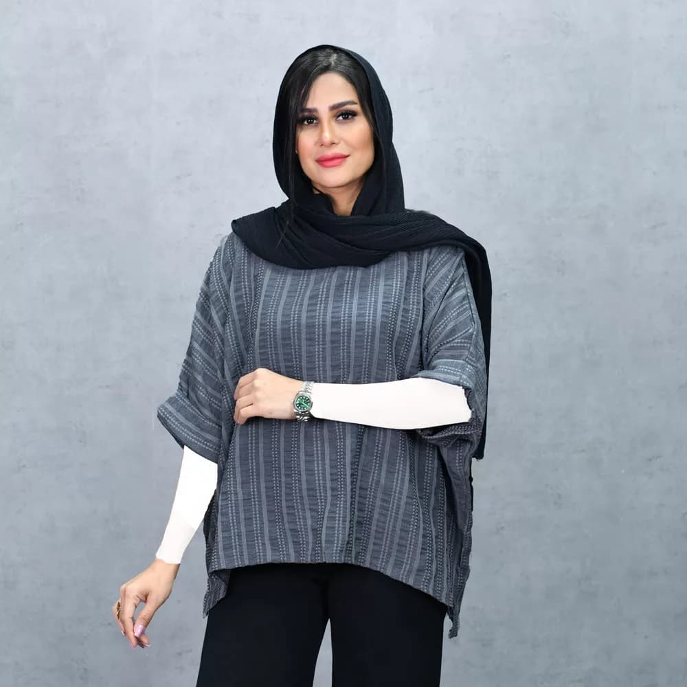 مانتو پانچ کد 25446 — تصویر ۷