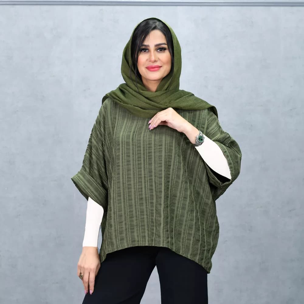 مانتو پانچ کد 25446 — تصویر ۸