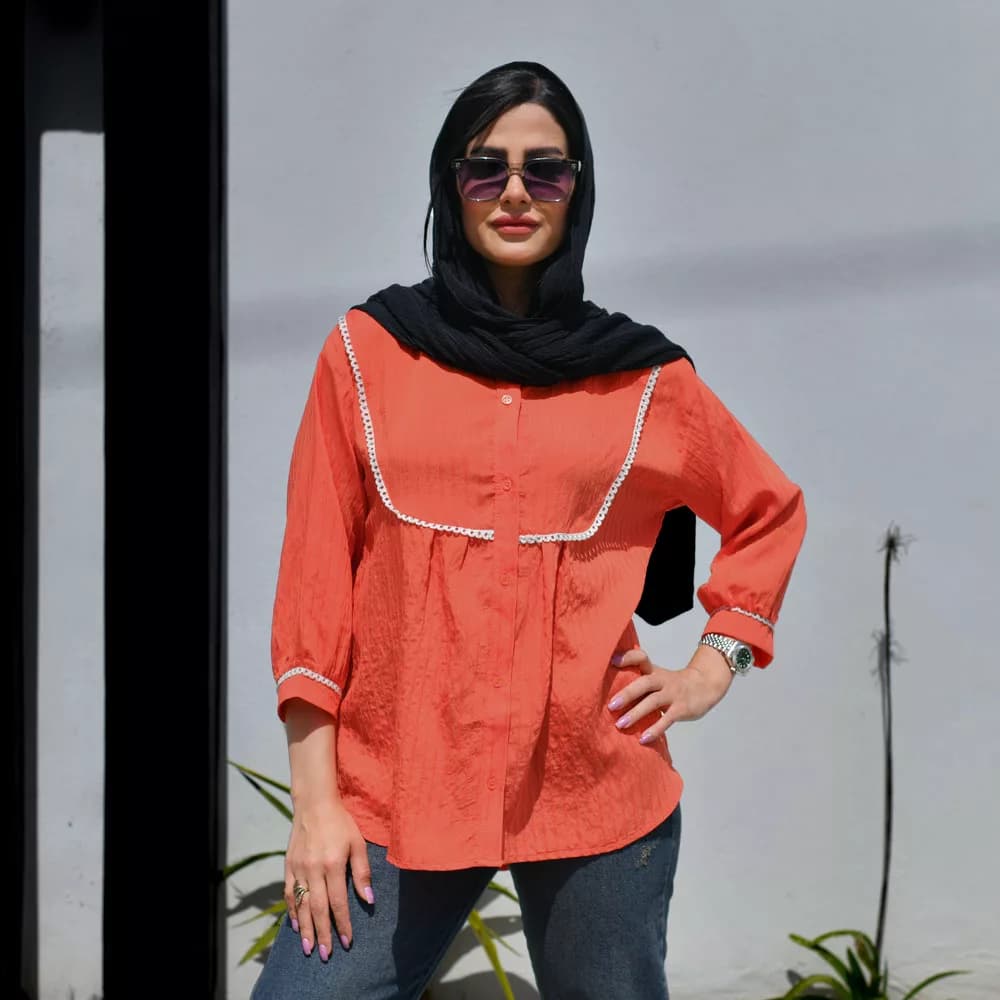 شومیز دخترانه کد 25437 — تصویر ۸
