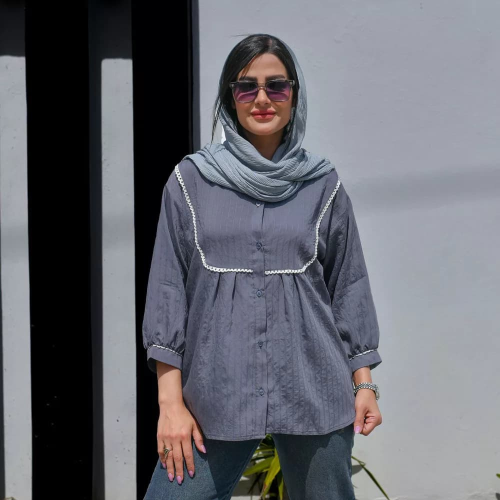 شومیز دخترانه کد 25437 — تصویر ۵