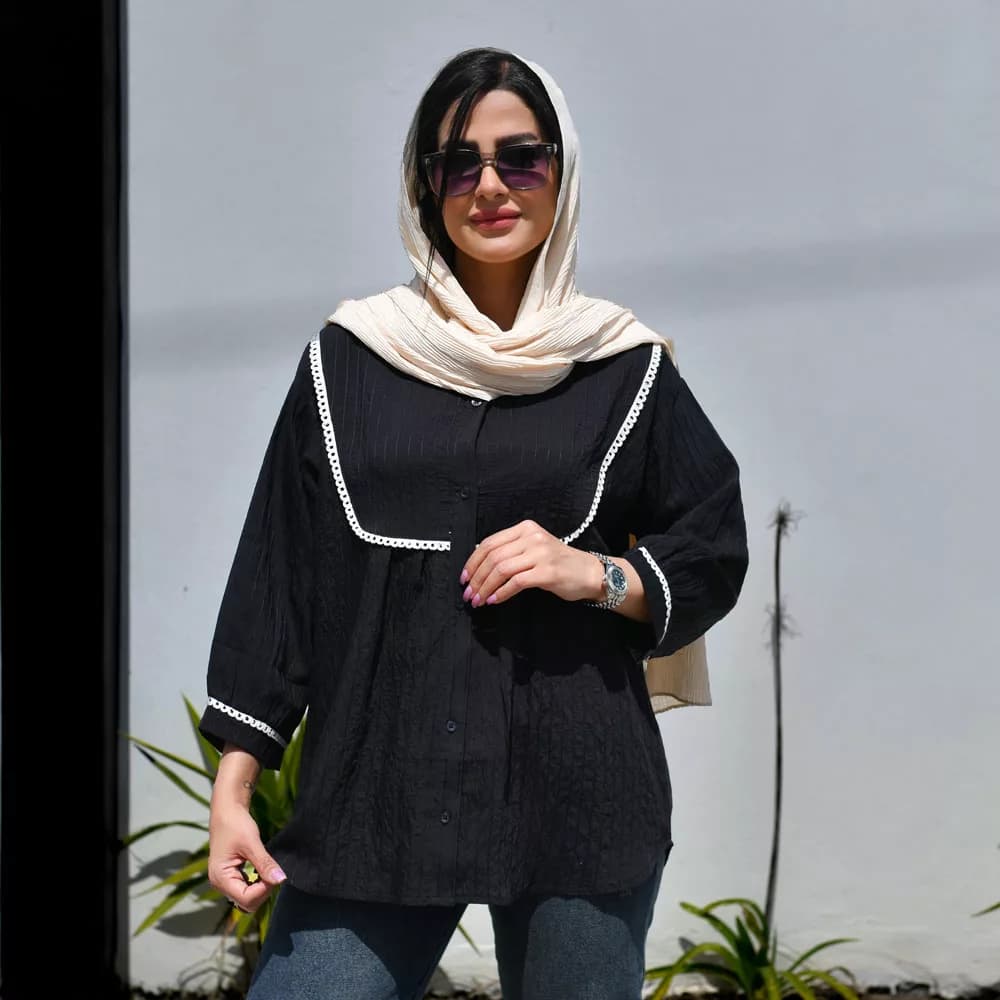 شومیز دخترانه کد 25437 — تصویر ۷