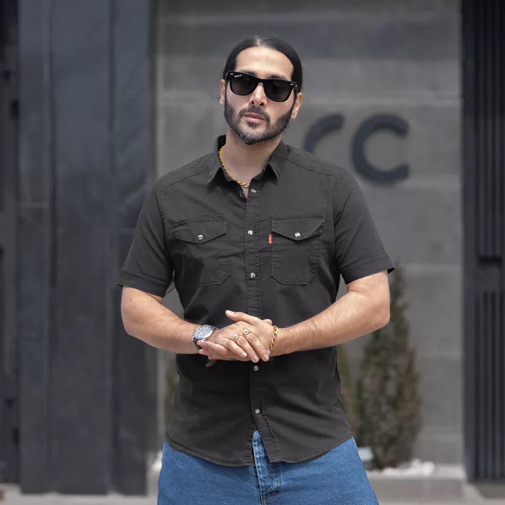 پیراهن مردانه لی کد 25673 — تصویر ۴