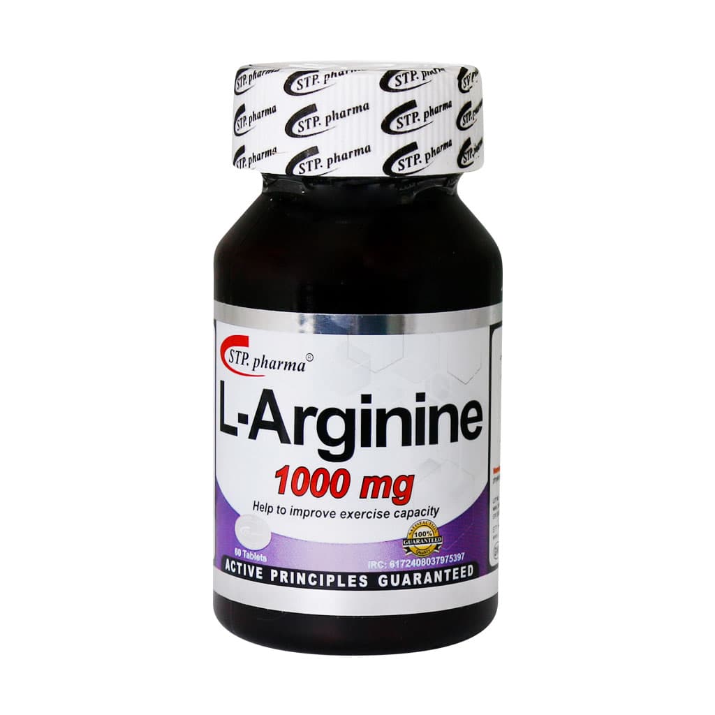 قرص ال آرژنین 1000 میلی گرم اس تی پی فارما 60 عدد
