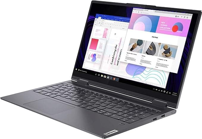 لپ تاپ استوک 14 اینچی لنوو مدلYoga 7i 14 پردازنده i7 رم 12گیگابایت حافظه 512GB SSD صفحه نمایش لمسی — تصویر ۷