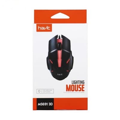 ماوس سیم دار گیمینگ هویت مدل HV MS691 3D — تصویر ۴