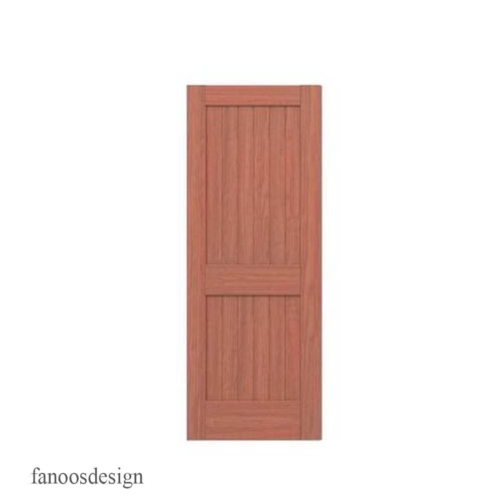 درب تمام چوب اتاق با روکش ملچ و رنگ پلی اورتان کد 3076