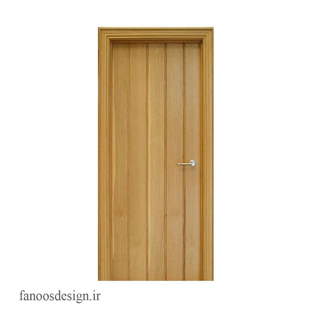 درب تمام چوب اتاق با طراحی ارگانیک کد 3066