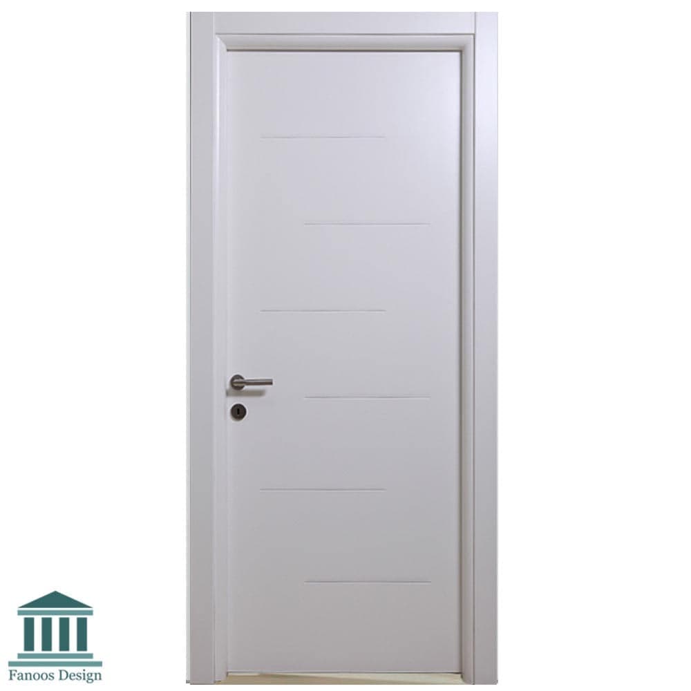 درب PVC چوبی سفید برای اتاق کد 802