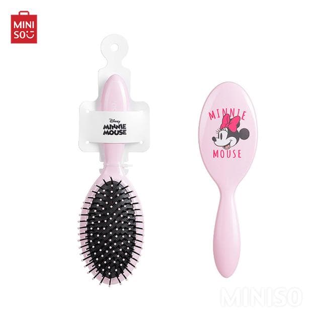 برس مو مینیسو مدل ،MINISO Minnie Mouse Collection Cartoon Pattern Hair Brush، مینی موس، صورتی، 23 سانتی متر