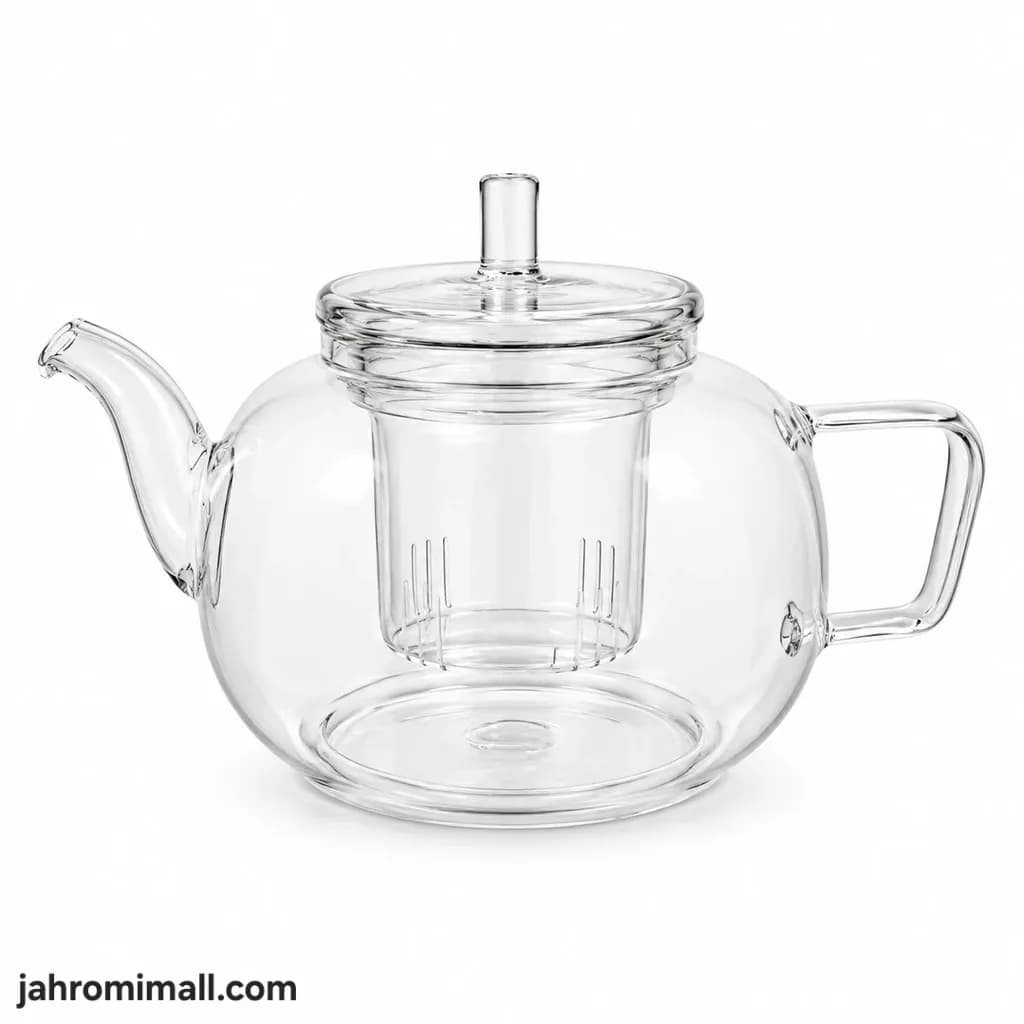 کتری و قوری استوانه پیرکس ناتالی حجم 3200L کد ۲۴۰۲۲۰A — تصویر ۳