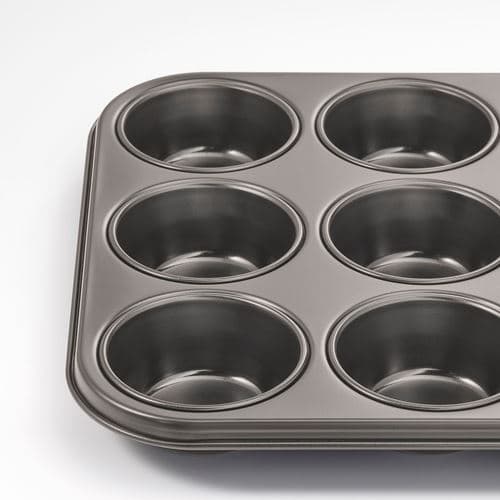 قالب کاپ کیک آیکیا، مدل HEMMABAK، خاکستری/ 38×27 سانتی متر — تصویر ۲