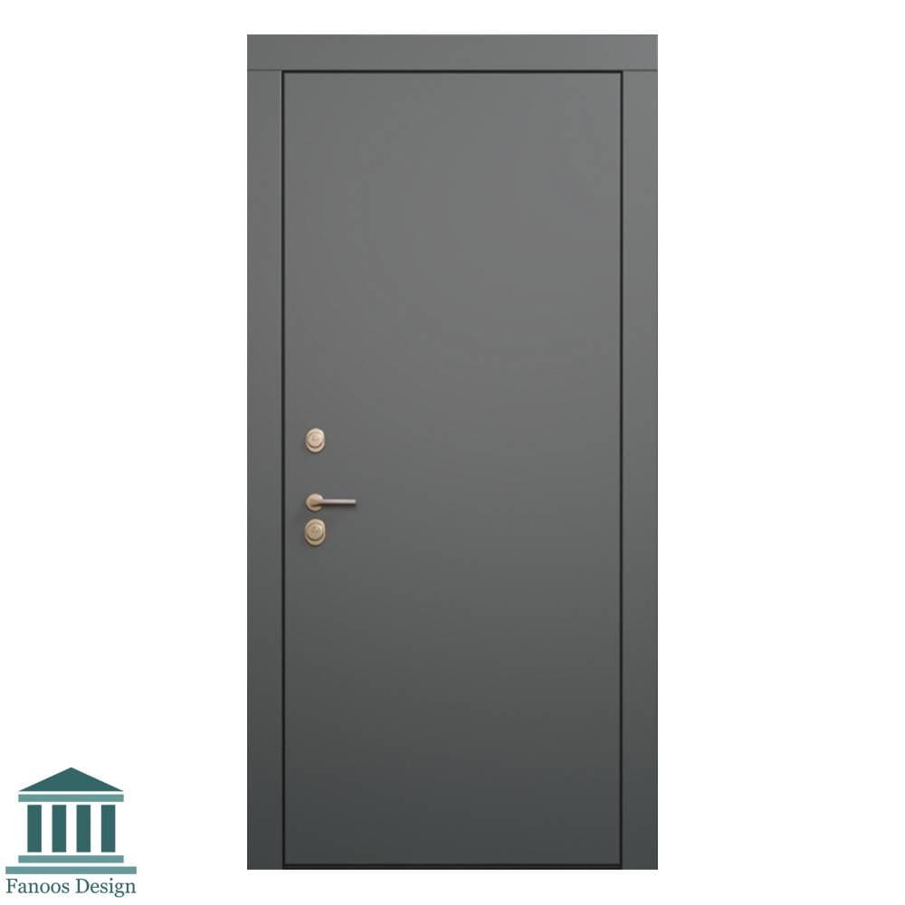 درب PVC رنگ طوسی روشن برای اتاق کد 118
