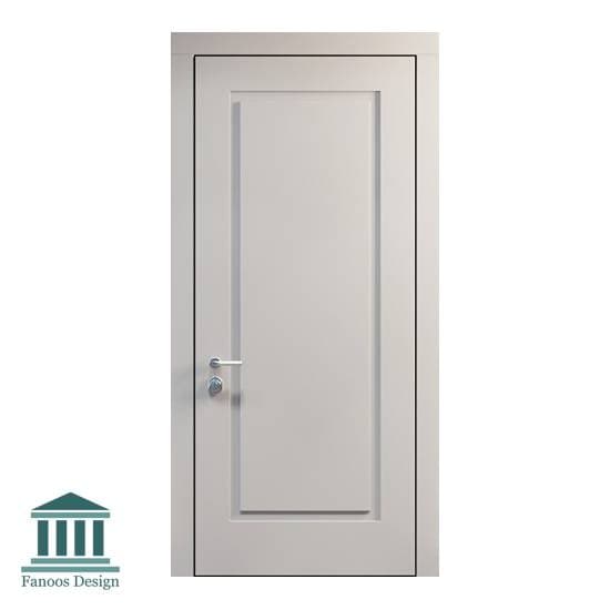 درب وکیوم سفید طرح کلاسیک مخصوص اتاق خواب کد 139