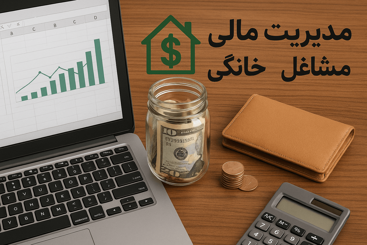 فایل اکسل با موضوع مدیریت مالی مشاغل خانگی