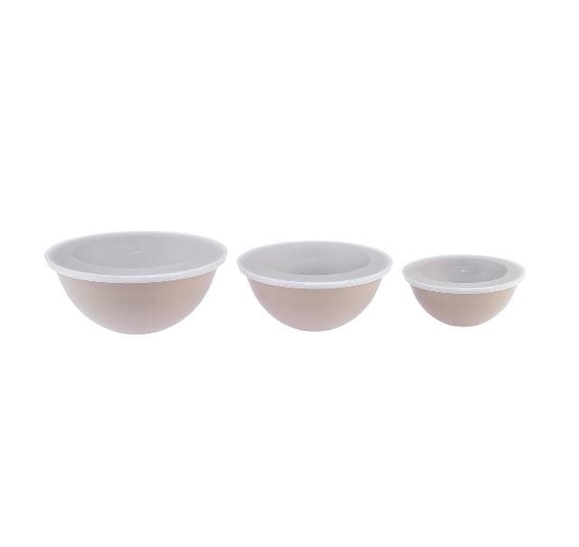 ست ظرف نگهدارنده 3 عددی کاراجا مدل Luna کرم — تصویر ۳