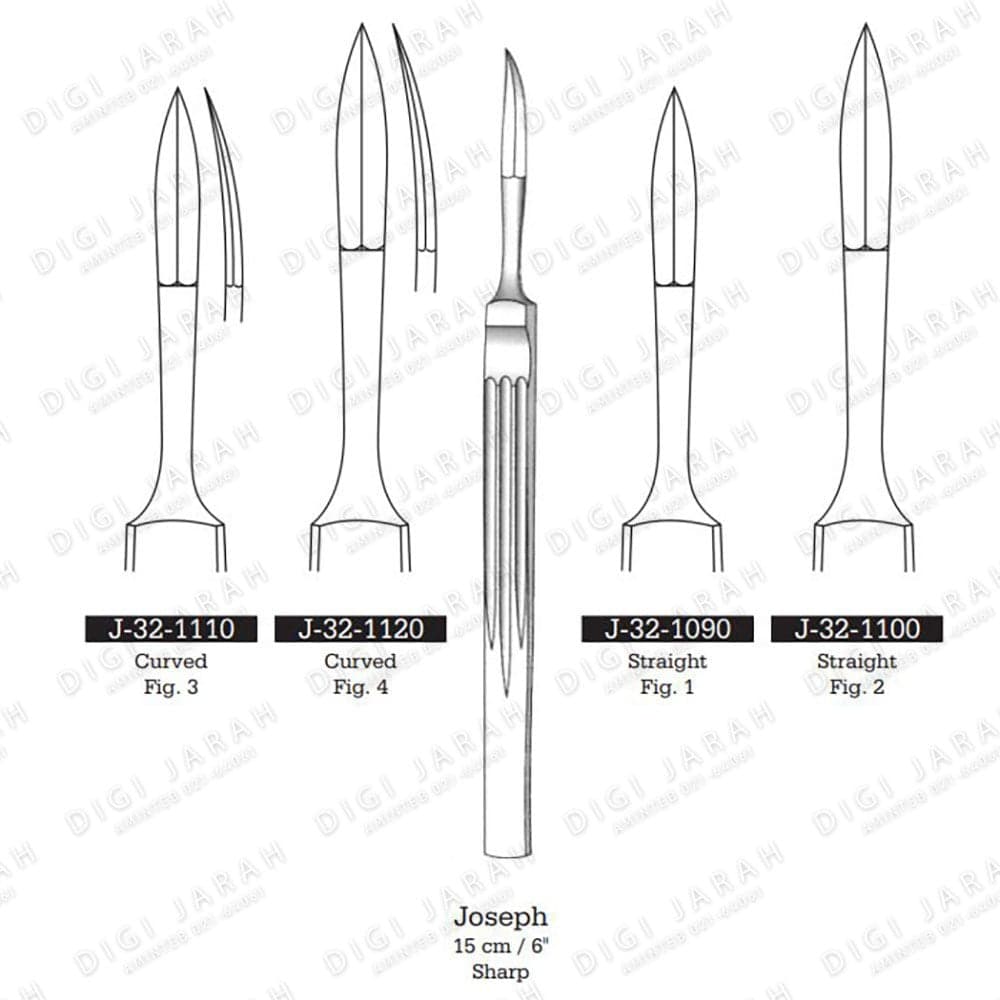 چاقوی ژوزف J-32-1090 surgicon fig:1