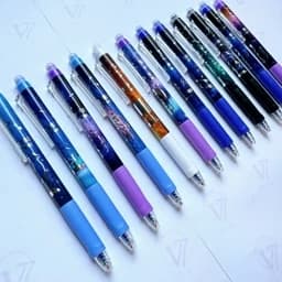 خودکار پاکن دار فانتزی کلیکی طلاکوب نماد ماه تولد خودکار پاکندار فشاری ماه تولد هدیه ای خاص و شیک یک عدد — تصویر ۲
