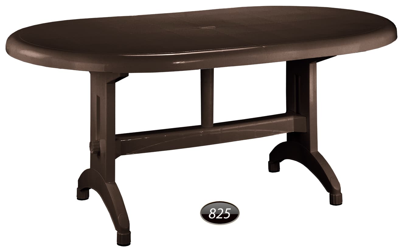 میز بیضی- بزرگ- 6 نفره- ناصرپلاستیک- کد 825