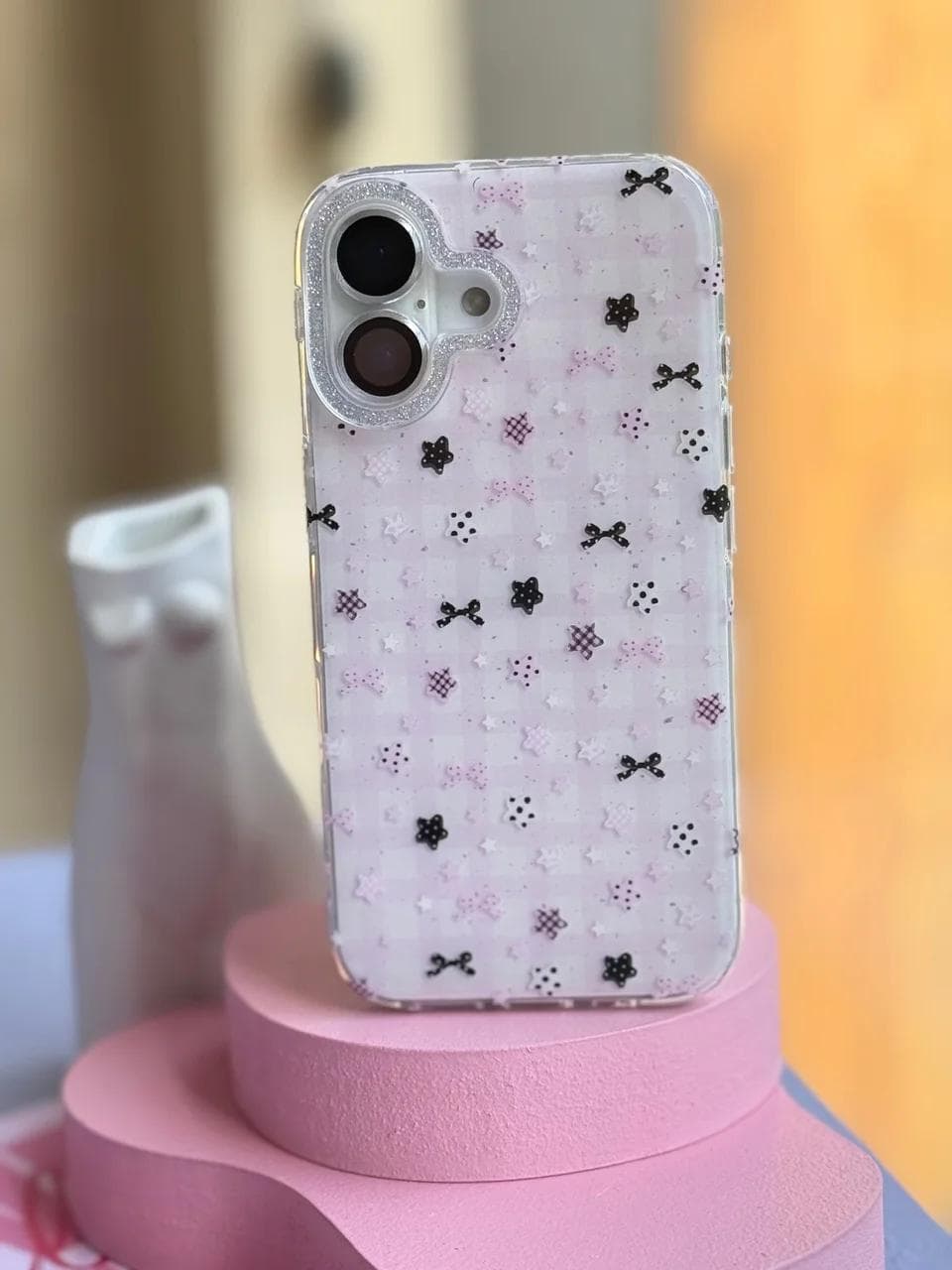 قاب Kawaii Pink Star سامسونگ و شیائومی (کدC2216) مناسب برای A56 — تصویر ۳