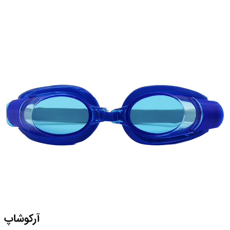 عینک شنا بچه گانه با رنگ آبی و بند کشی مدل DZ-1600