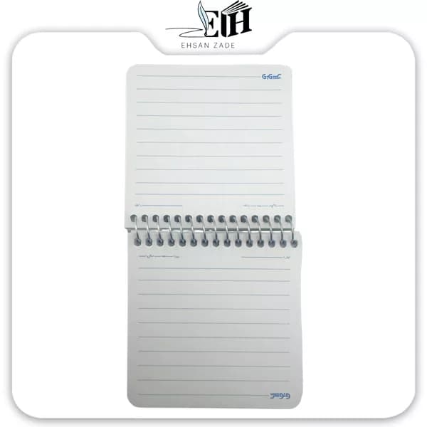 دفترچه 100 برگ 10×10 طلقی رنگی کد 256 وتوس — تصویر ۴