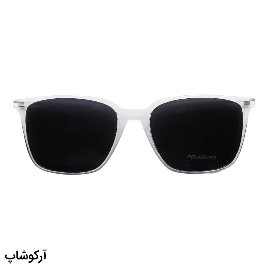 عینک طبی کاوردار با فریم بی رنگ، از جنس استات، مربعی کوچک، دسته فنری Cazal مدل RX7062 — تصویر ۳