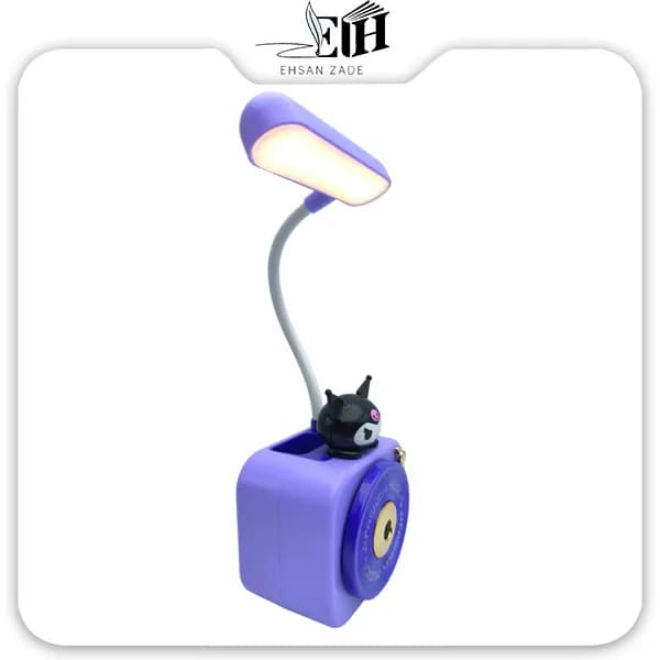 چراغ مطالعه کرومي تراش دار موزيک دار کد 002 — تصویر ۲