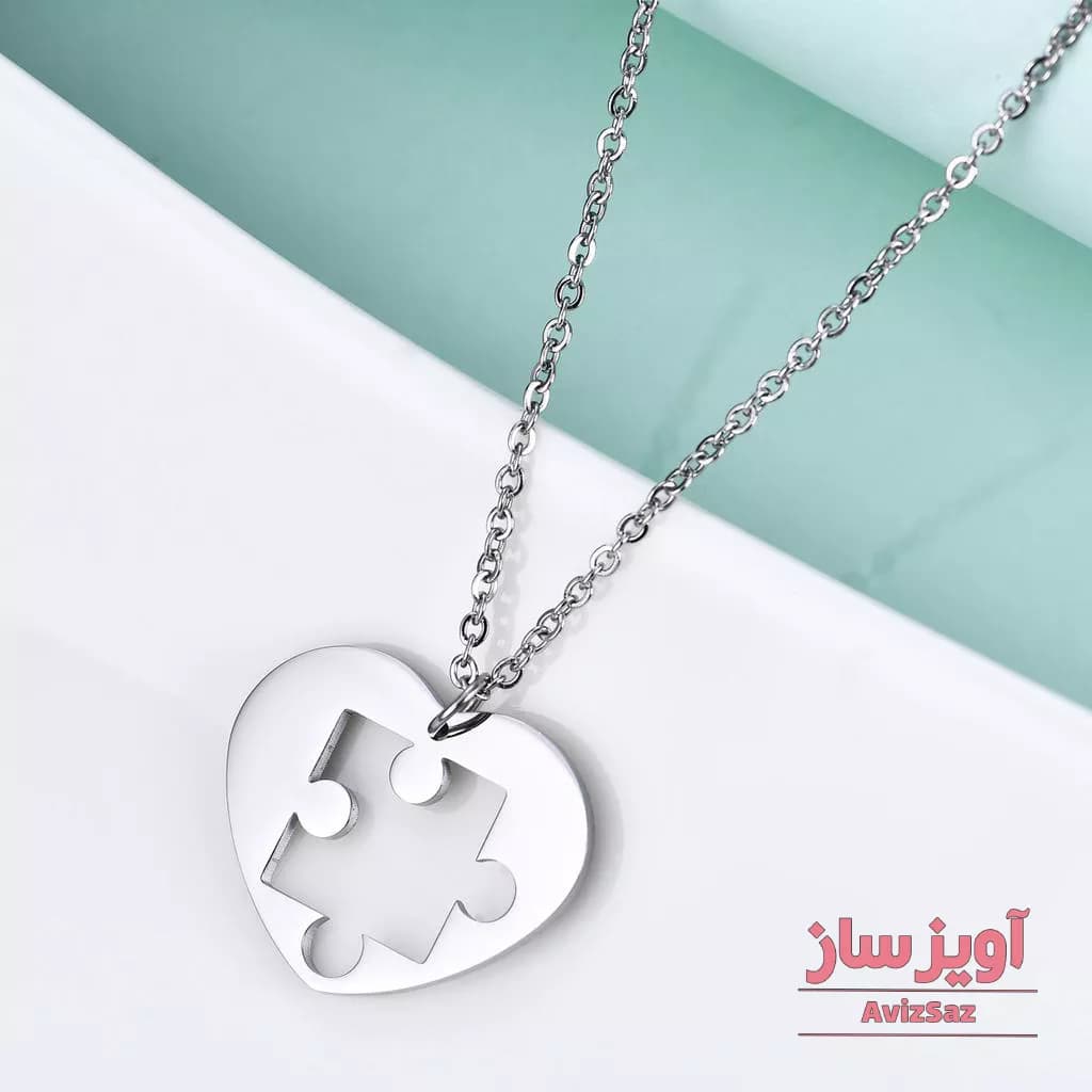 گردنبند پازل عشق کد 100391