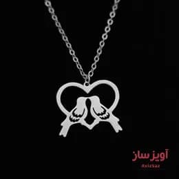گردنبند پرنده عشق کد 100384