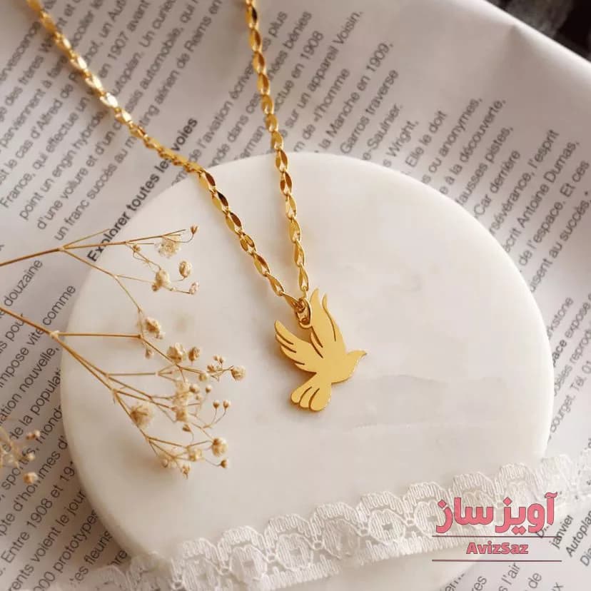 گردنبند پرنده کد 100381