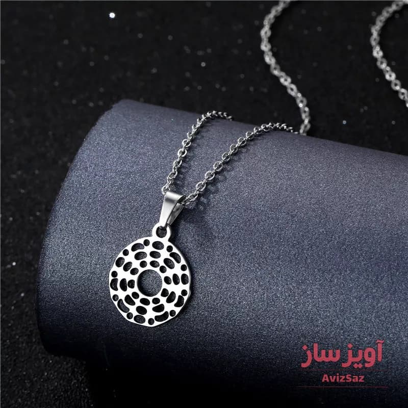 گردنبند هندسی دایره کد 100368