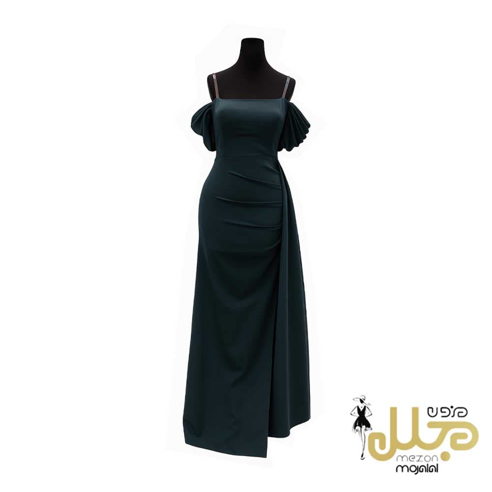 پیراهن ماکسی سمانه ساده — تصویر ۳