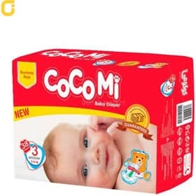 پوشک کوکومی مدل دوبل سایز 3 بسته 38 عددی –
