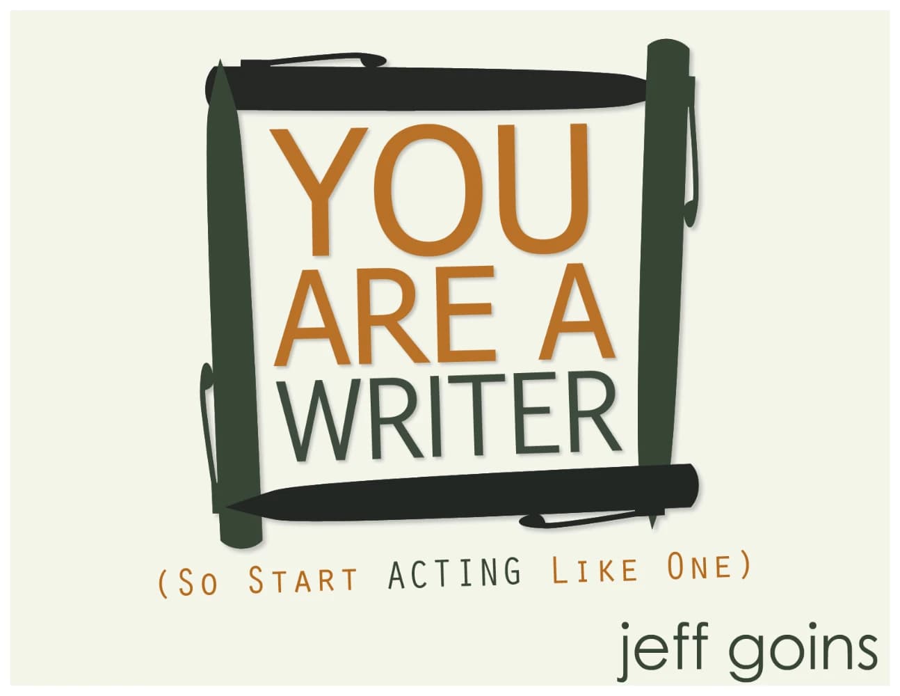 کتاب You Are a Writer (You Are a Writer) نسخه انگلیسی | Jeff GoinsPDF