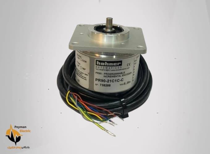 انکودر PR90-21C1C-C | انکودر زاویه نسبی 500 قطر 58 شفت 6 میلیمتر — تصویر ۴