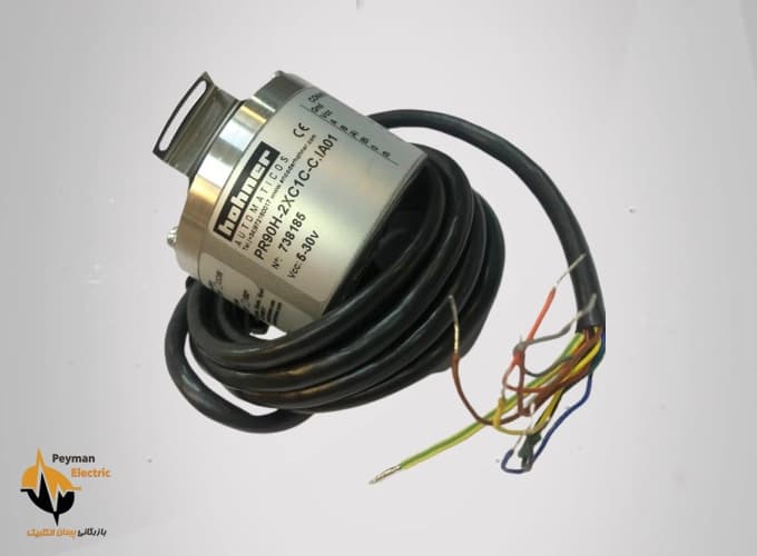 انکودر PR90H-2XC1C-C |انکودر زاویه نسبی 65536 قطر 58 هالوشفت 15 میلیمتر — تصویر ۲