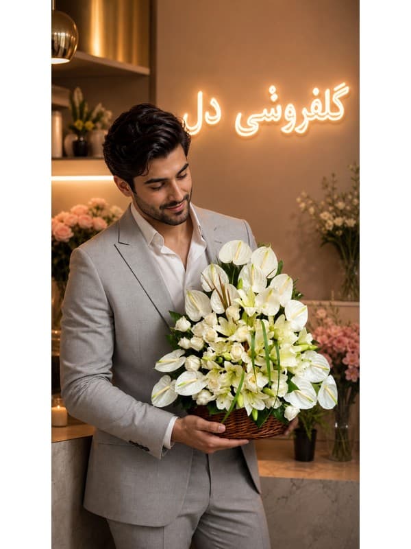 سبد گل عیادت 0F2A47
