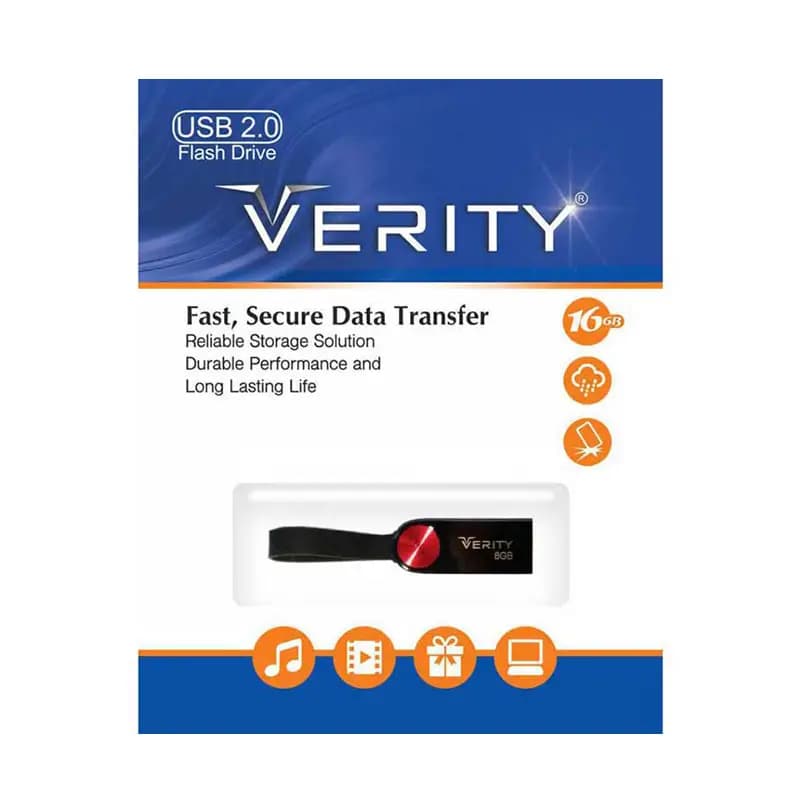 فلش وریتی مدلverity | V815 ظرفیت 16 گیگابایت — تصویر ۳
