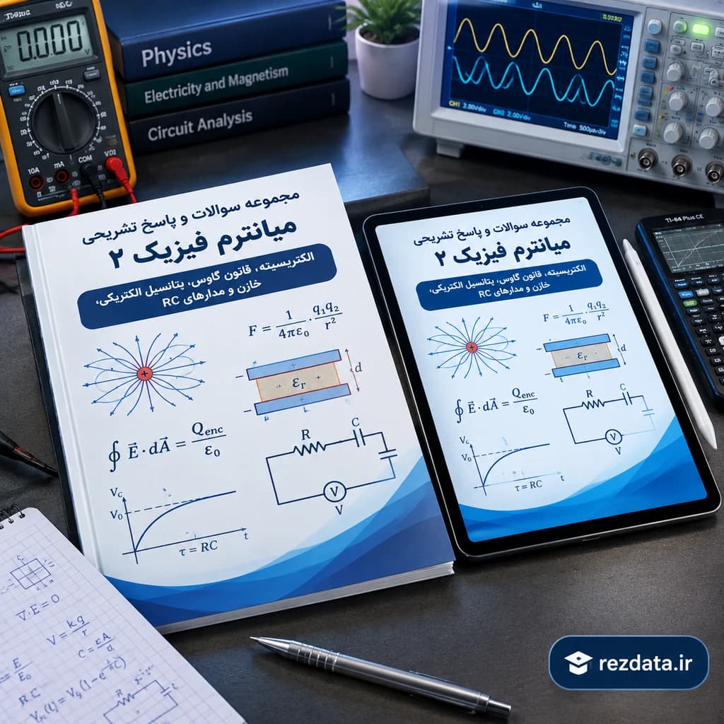 دانلود فایل متنی نمونه سوالات با پاسخ فیزیک۲ دانشگاهی ( نسخه پی دی اف PDF)