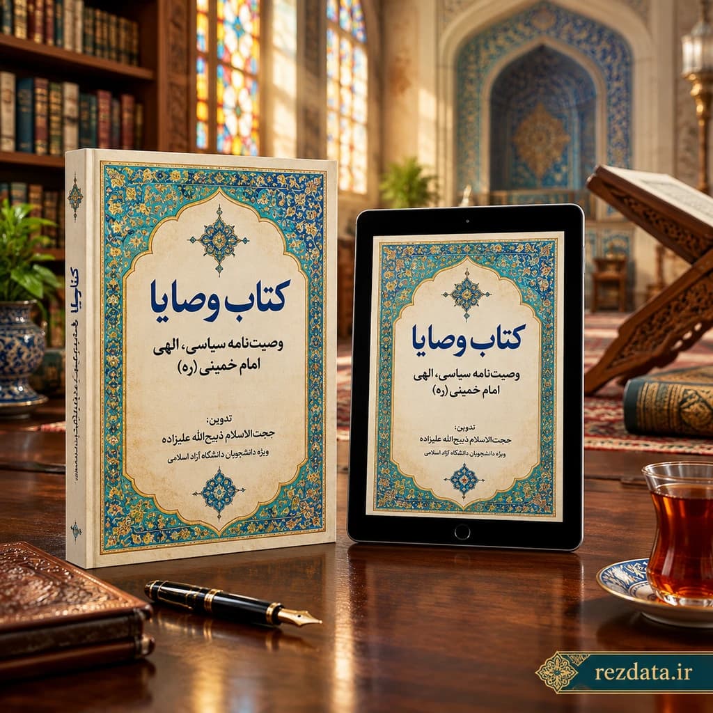 دانلود فایل متنی کتاب وصایا امام خمینی با سوال و جواب ( نسخه پی دی اف PDF)