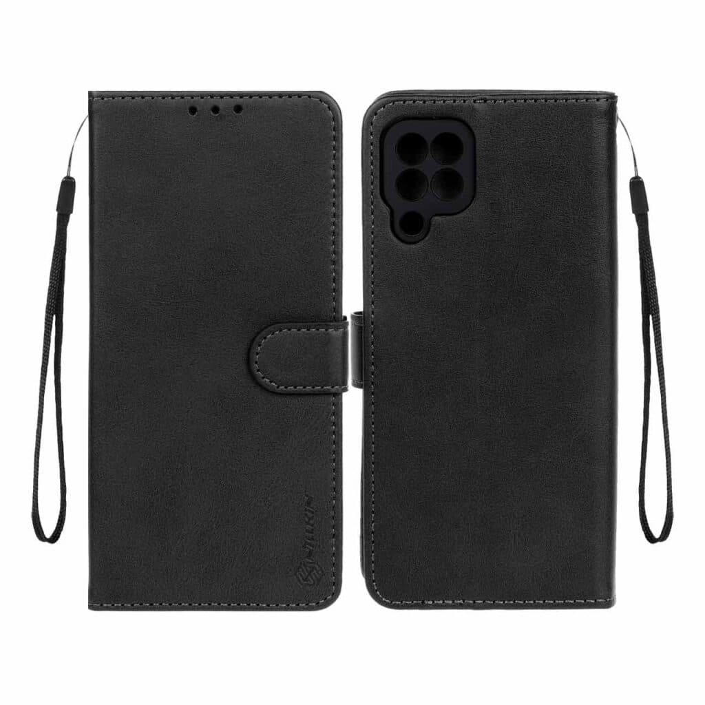 کیف موبایل مگنتی Nillkin مدل Samsung Galaxy A22 4G / M22 / M32 4G / F22 – مشکی — تصویر ۲