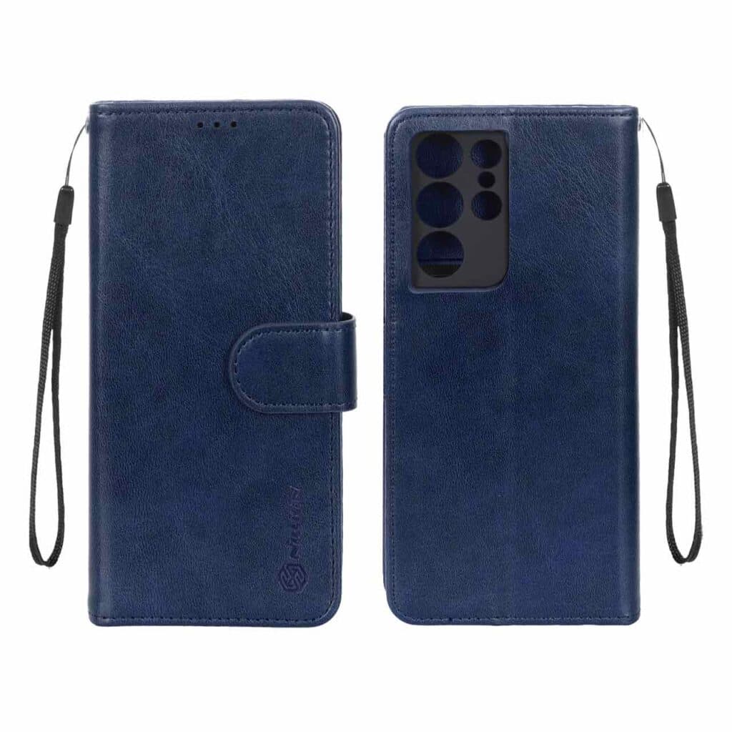 کیف موبایل مگنتی Nillkin مدل Samsung Galaxy S21 Ultra – سرمه ای — تصویر ۲