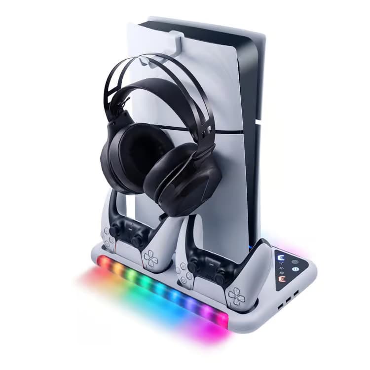 پایه فن و شارژر RGB Ps5 Dobe 3557
