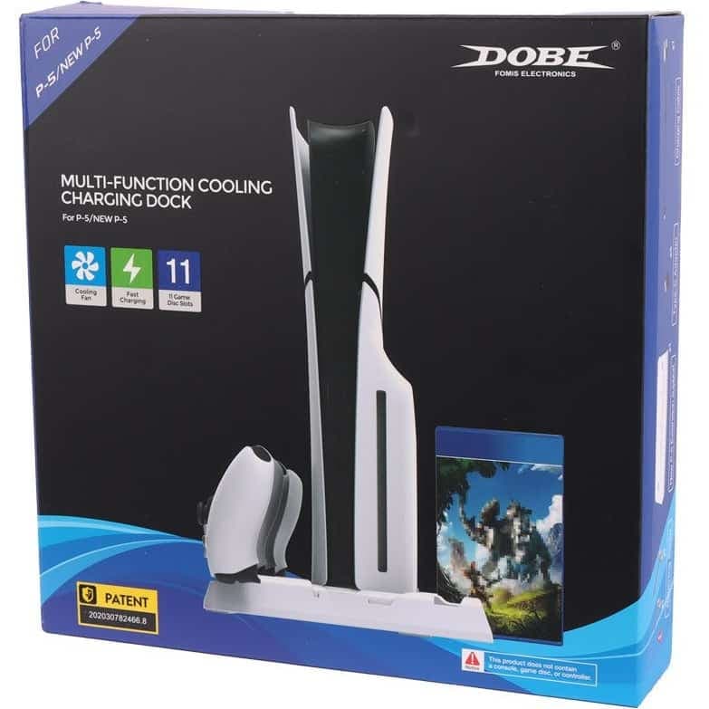 پایه فن و شارژر PlayStation 5 – سفید — تصویر ۲