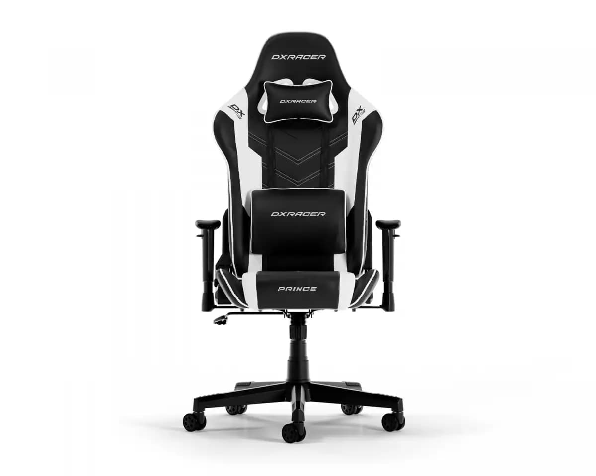 صندلی گیمینگ DXRacer مدل Prince – سفید / مشکی